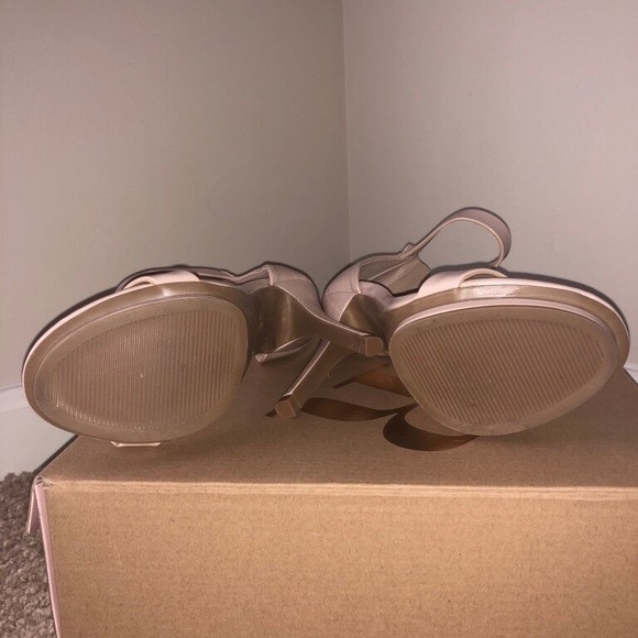 Leather Strap Heel (Nude) - Picture 5 of 5